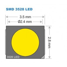 Светодиод 3528 white